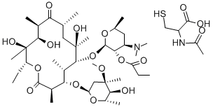 ERYTHROMYCINSTINOPRATE Struktur