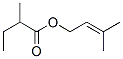 3-methylbut-2-enyl 2-methylbutyrate Struktur