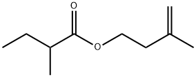 3-methylbut-3-enyl 2-methylbutyrate Struktur