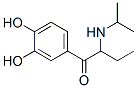 3',4'-dihydroxy-2-(isopropylamino)butyrophenone Struktur