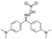 4,4'-carbonimidoylbis[N,N-dimethylaniline] nitrate Struktur