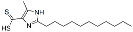 5-methyl-2-undecyl-1H-imidazole-4-carbodithioic acid Struktur