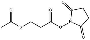 N-琥珀酰亞胺-3-乙酰硫代丙酸酯, 84271-78-3, 結構式