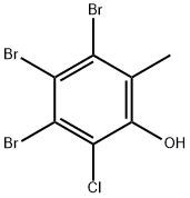 3,4,5-tribromo-2-chloro-6-methylphenol Struktur