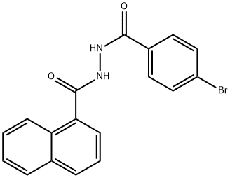 2'-(4-bromobenzoyl)-1-naphthohydrazide  Struktur