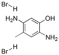 2,5-diamino-4-methylphenol dihydrobromide Struktur