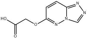 ([1,2,4]TRIAZOLO[4,3-B]PYRIDAZIN-6-YLOXY)-ACETIC ACID Struktur