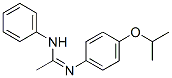 N2-(p-Isopropoxyphenyl)-N1-phenylacetamidine Struktur