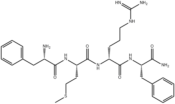 PHENYL-METHIONINE-D-ARGININE-PHENYL AMIDE) Struktur