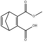 Bicyclo[2.2.1]hepta-2,5-diene-2,3-dicarboxylic acid, 2-Methyl ester Struktur