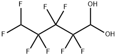 1H,5H-OCTAFLUOROPENTANAL HYDRATE Struktur