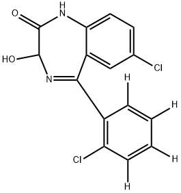 LORAZEPAM-D4 Struktur