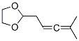 1,3-Dioxolane,  2-(4-methyl-2,3-pentadienyl)-  (9CI) Struktur