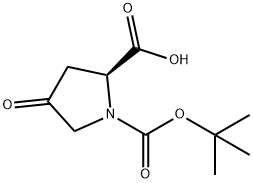 N-Boc-4-oxo-L-proline Struktur