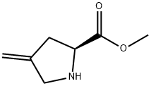 L-Proline, 4-methylene-, methyl ester (9CI) Struktur