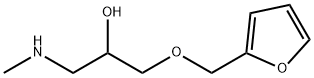 1-(2-FURYLMETHOXY)-3-(METHYLAMINO)PROPAN-2-OL Struktur