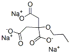 trisodium 2-propoxypropane-1,2,3-tricarboxylate Struktur