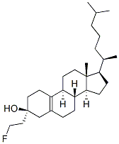 6 beta-(2'-fluoro)ethyl-19-norcholest-5(10)-en-3 beta-ol Struktur