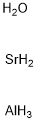 hexaaluminium distrontium undecaoxide Struktur