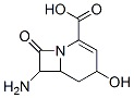 1-Azabicyclo[4.2.0]oct-2-ene-2-carboxylicacid,7-amino-4-hydroxy-8-oxo-, Struktur