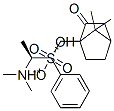 [R-(R*,S*)]-(2-hydroxy-1-methyl-2-phenylethyl)dimethylammonium (1S)-2-oxobornane-10-sulphonate Struktur