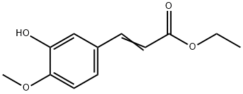 Ethyl 3-(3-Hydroxy-4-Methoxyphenyl)-2-propenoate Struktur