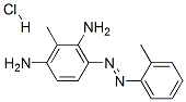 3-(o-tolylazo)toluene-2,6-diamine monohydrochloride Struktur