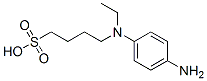 4-[(4-aminophenyl)ethylamino]butane-1-sulphonic acid Struktur