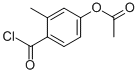 Benzoyl chloride, 4-(acetyloxy)-2-methyl- (9CI) Struktur