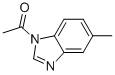 1H-Benzimidazole,1-acetyl-5-methyl-(9CI) Struktur