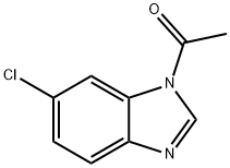 1H-Benzimidazole,1-acetyl-6-chloro-(9CI) Struktur