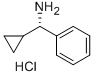 (aS)-alpha-Cyclopropylbenzenemethanamine hydrochloride Struktur