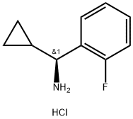 (S)-Cyclopropyl(2-fluorophenyl)MethanaMine hydrochloride Struktur