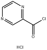 pyrazinecarbonyl chloride monohydrochloride Struktur