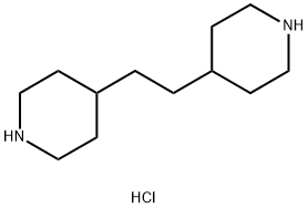 4,4'-ethylenedipiperidine dihydrochloride Struktur