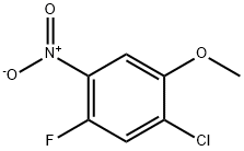 1-CHLORO-5-FLUORO-2-METHOXY-4-NITROBENZENE Structure