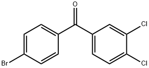 4-BROMO-3'',4''-DICHLOROBENZOPHENONE Struktur