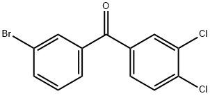 3-BROMO-3',4'-DICHLOROBENZOPHENONE Struktur