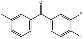 3,4'-DIFLUORO-3'-METHYLBENZOPHENONE Struktur