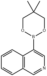 ISOQUINOLINE-4-BORONIC ACID 2,2-DIMETHYLPROPANEDIOL-1,3 CYCLIC ESTER price.