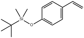 P-(T-BUTYLDIMETHYLSILOXY)STYRENE Struktur