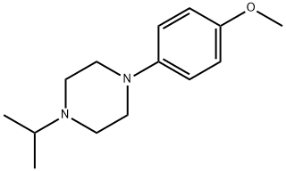 4-(4-Methoxyphenyl)-1-(1-Methylethyl)Piperazine  Struktur