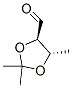 1,3-Dioxolane-4-carboxaldehyde, 2,2,5-trimethyl-, (4R,5S)- (9CI) Struktur