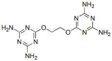 6,6'-[ethylenebis(oxy)]bis(1,3,5-triazine-2,4-diamine) Struktur