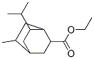 ethyl 7-isopropyl-5-methylbicyclo[2.2.2]octane-2-carboxylate Struktur