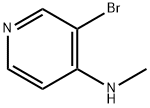 4-Pyridinamine,3-bromo-N-methyl-(9CI) Struktur