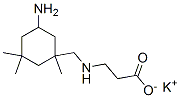 potassium N-[(5-amino-1,3,3-trimethylcyclohexyl)methyl]-beta-alaninate Struktur