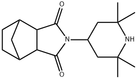 hexahydro-N-(2,2,6,6-tetramethyl-4-piperidyl)-3,6-methanophthalimide Struktur