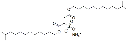 ammonium 1,4-diisotridecyl sulphonatosuccinate Struktur