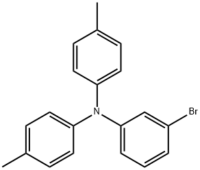 3-Bromo-N,N-bis(4-methylphenyl)benzenamine Struktur